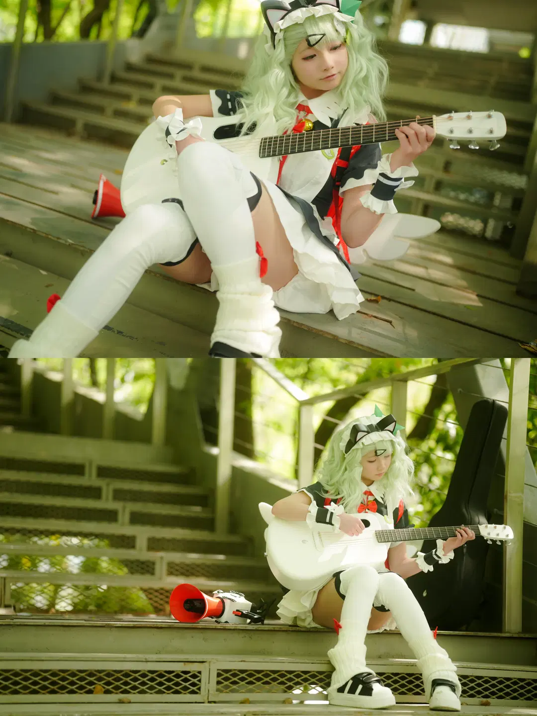 【千夏cos】絕區零小偶像的戶外吉他彈唱 - MIZHU小竹 - 第2張