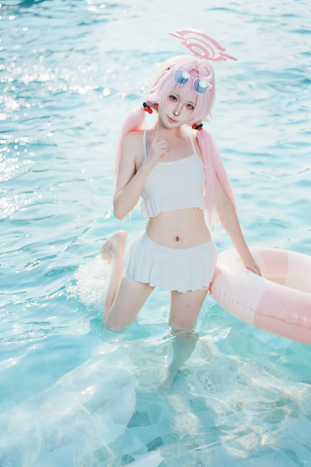 【小鸟游星野cos】蔚蓝档案盛夏泳装正片瞬间 - 昵称为空 - 第3张