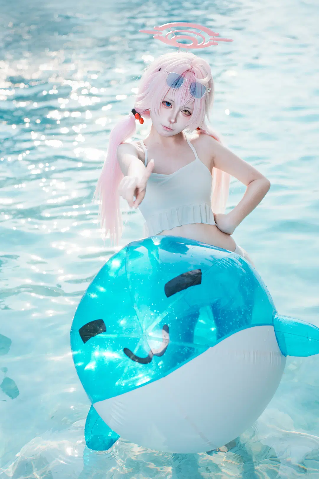 【小鸟游星野cos】蔚蓝档案盛夏泳装正片瞬间 - 昵称为空 - 第4张