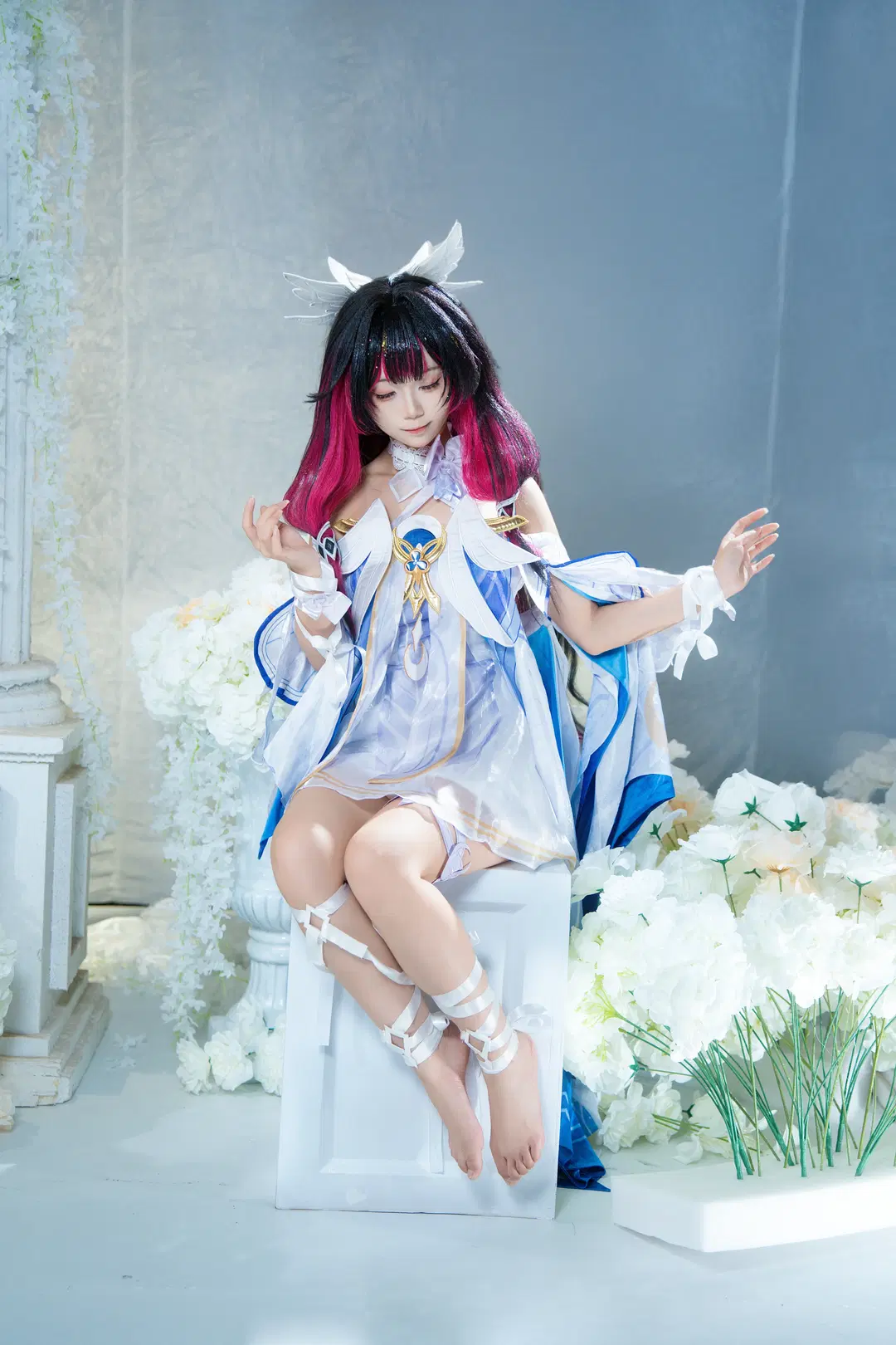 【Columbina Cosplay】Genshin Impact Maiden High-Key Studio Photoshoot by 昵称为空 - Image 2