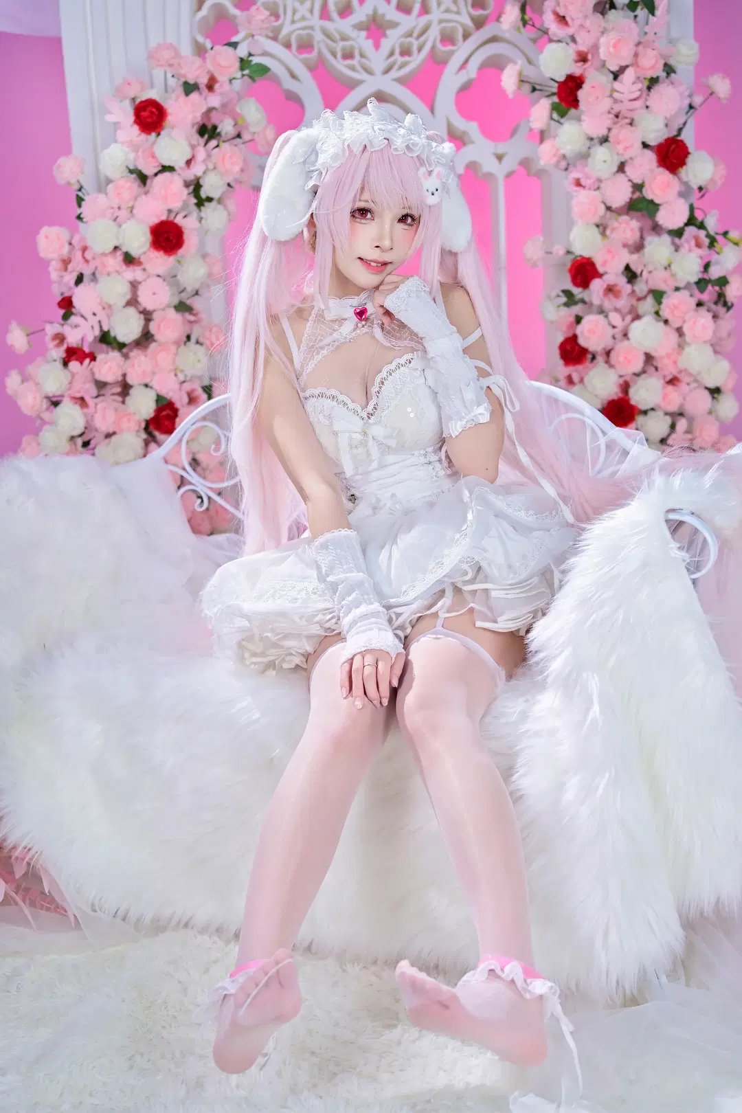 【アリス コスプレ】『勝利の女神：NIKKE』ピンクの童話幻夢 - 德蒙特多子 - 2枚目