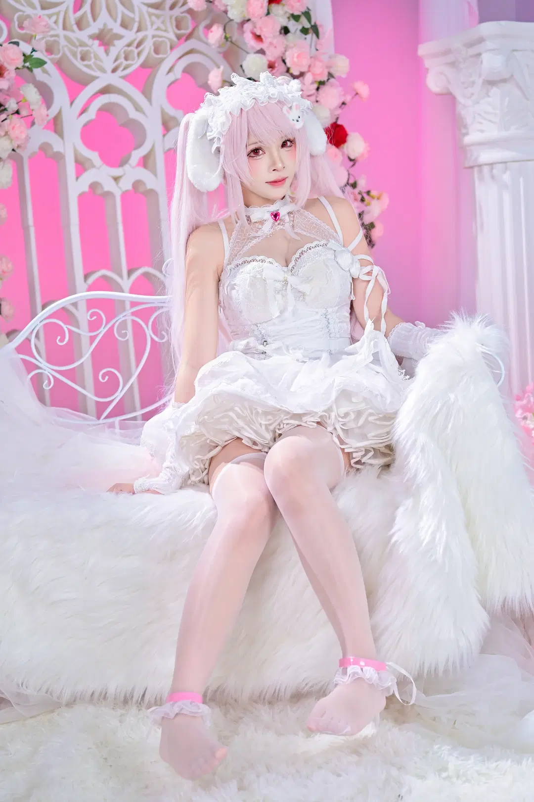 【アリス コスプレ】『勝利の女神：NIKKE』ピンクの童話幻夢 - 德蒙特多子 - 3枚目