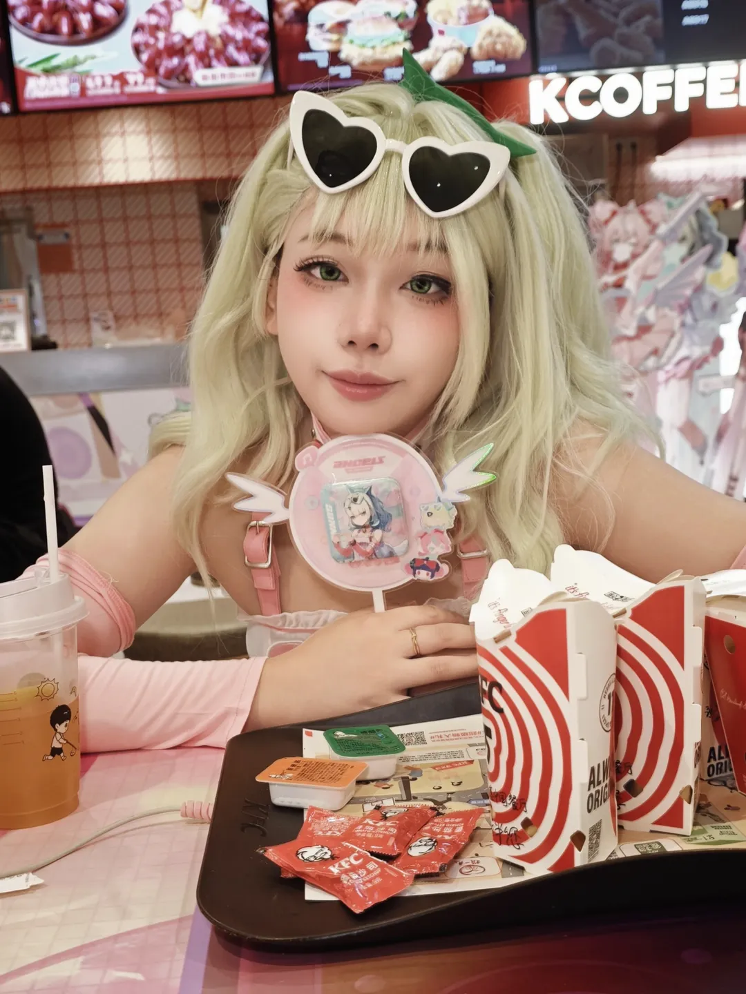 絕區零, 妄想天使cos, 女coser, KFC攝影, 線下還原