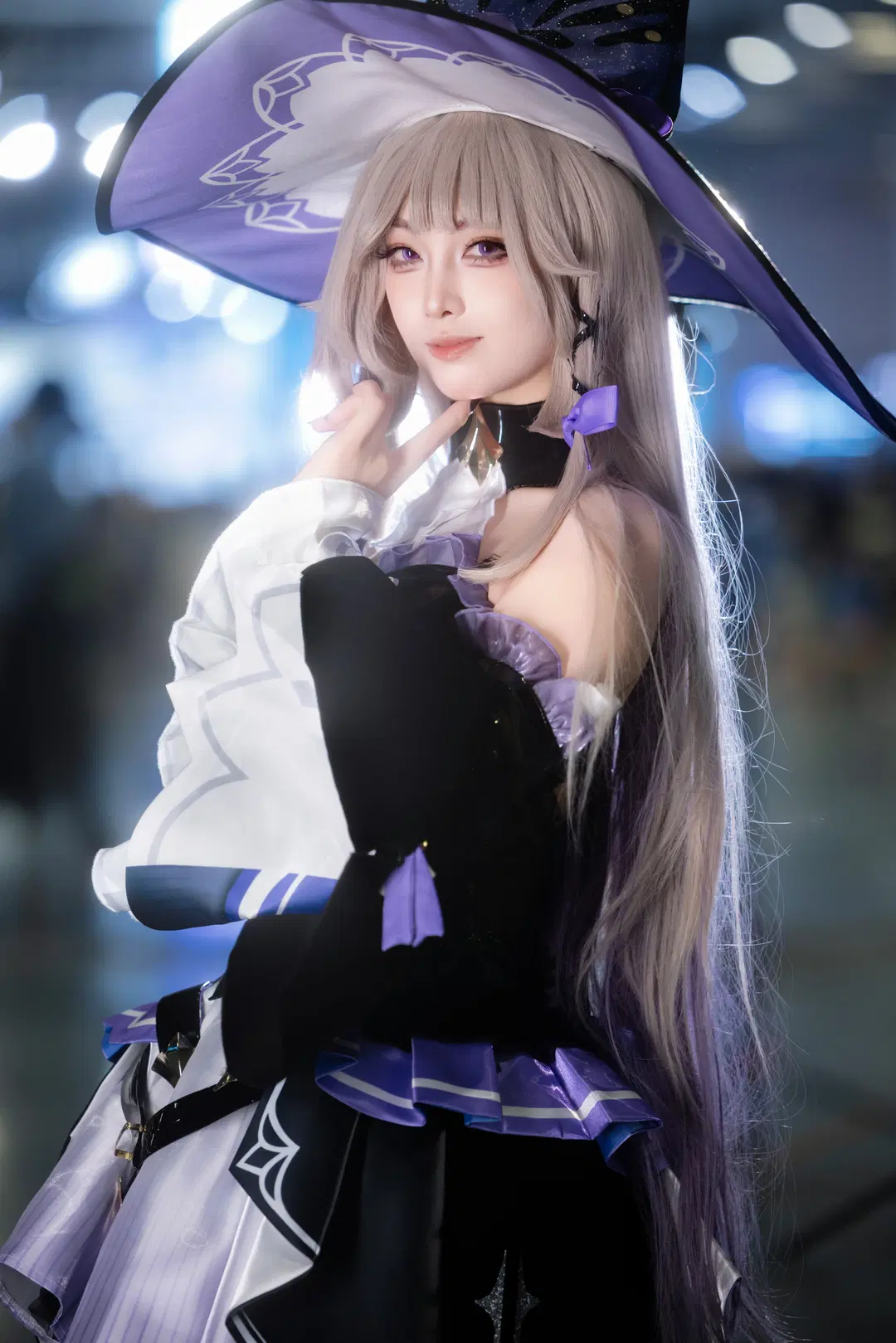 崩坏星穹铁道大黑塔cos，场照记录黑色魔法师造型 - 建国去给堍凌炒俩菜 - 第3张