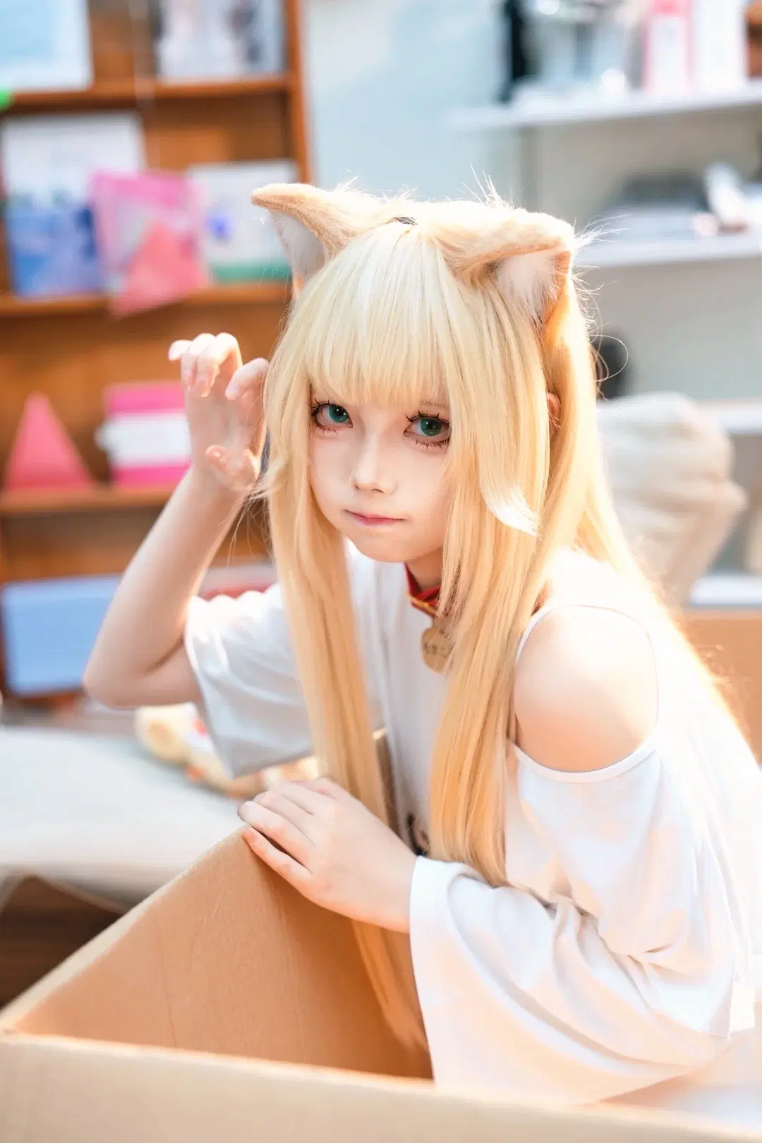 【きなこコスプレ】誰のところの子猫ちゃんがダンボールに入っちゃったの？ - 北原 - 4枚目