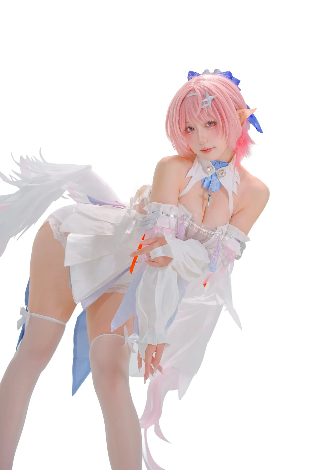 ゼンレスゾーンゼロ, コスプレ, 白ストッキング, 白ホリ撮影, レミエール コスプレ