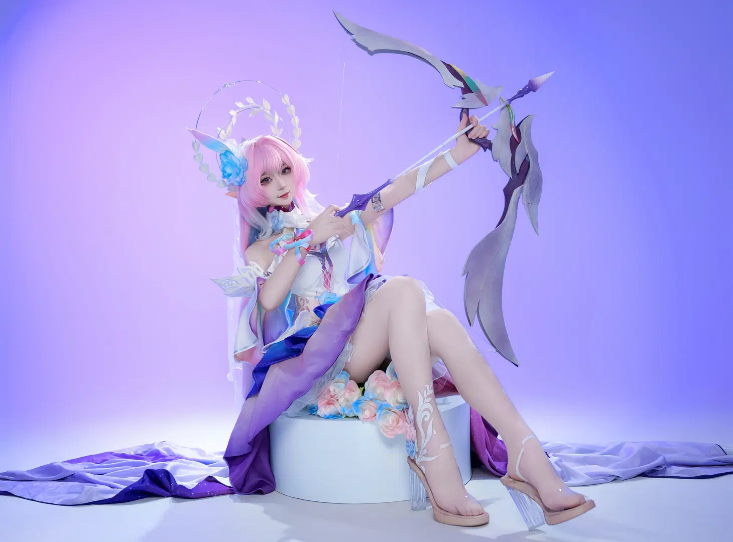 [Cyrene cosplay] Honkai: Star Rail White Studio Photoshoot & Light/Shadow Record by 山山海海 - Image 3