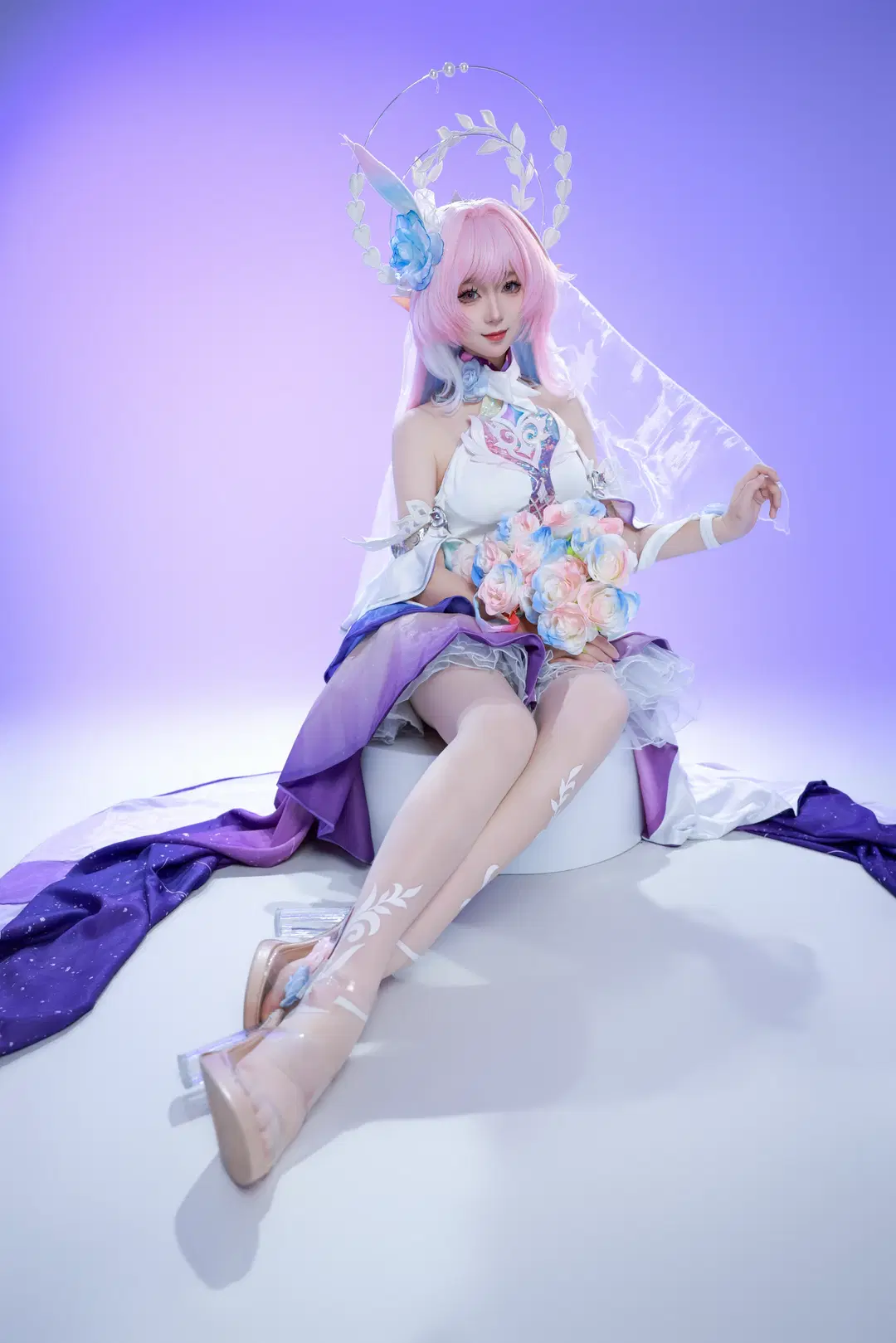 [Cyrene cosplay] Honkai: Star Rail White Studio Photoshoot & Light/Shadow Record by 山山海海 - Image 4