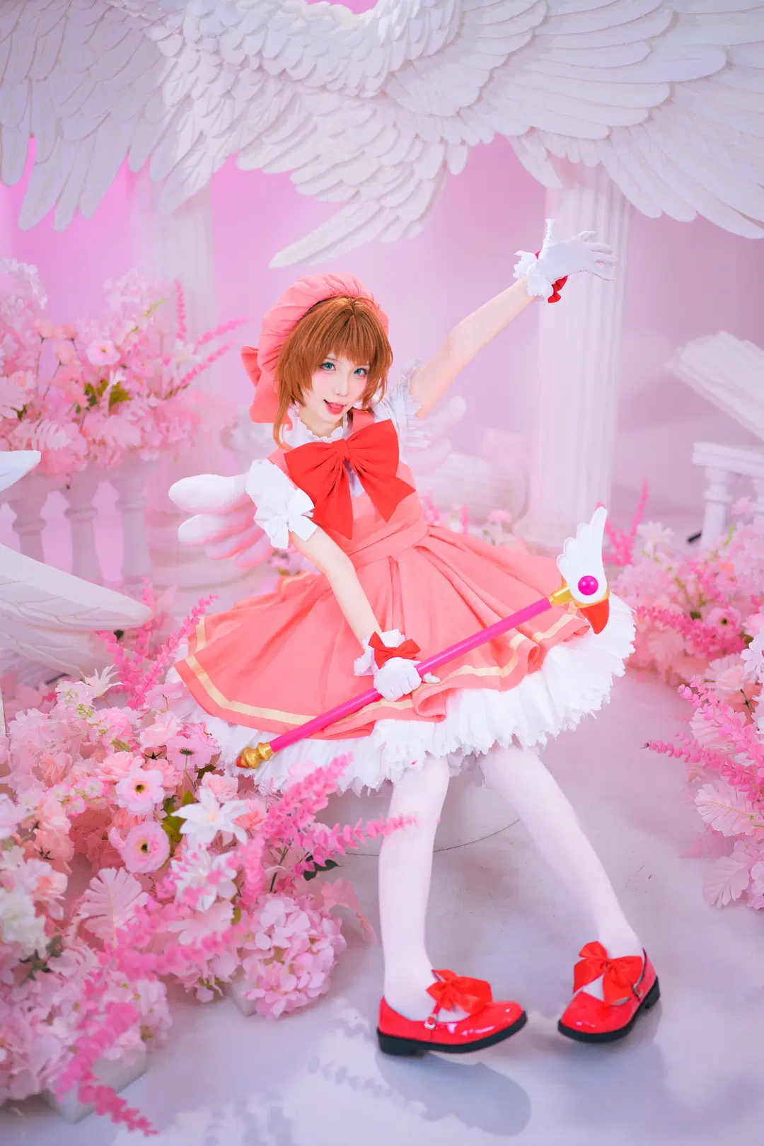 cosplay, 魔法少女, 小樱cos, 魔卡少女樱, 白丝