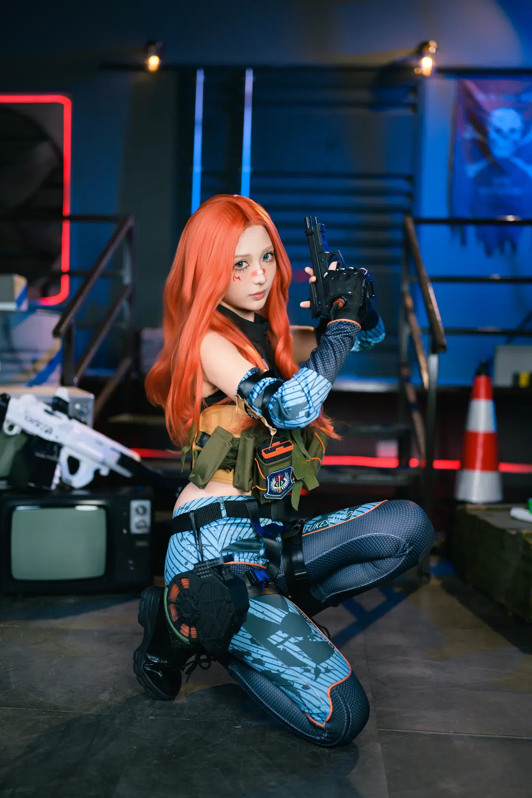 cosplay, 三角洲行动, 战术少女, 射击游戏, 克莱尔·安·拜尔斯cos