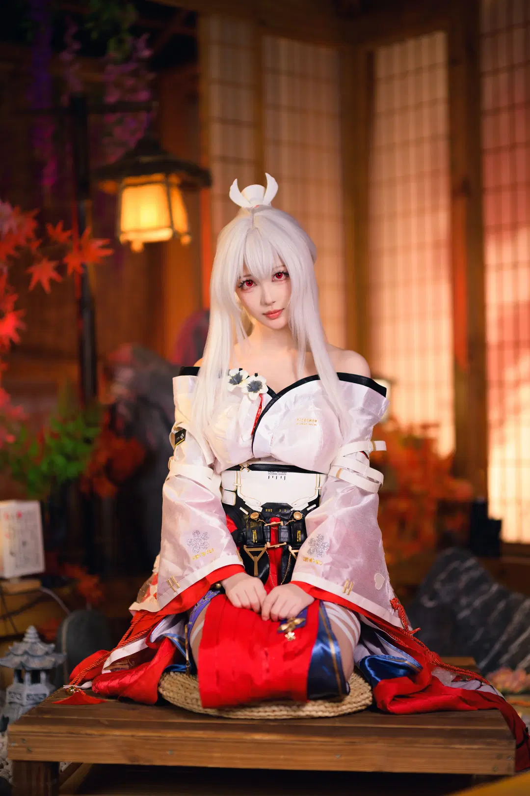 [Hiyuki cosplay] Wuthering Waves: Miko of Flaming Sakura Japanese Style Cosplay Shoot Record by 银河天路 - Image 3