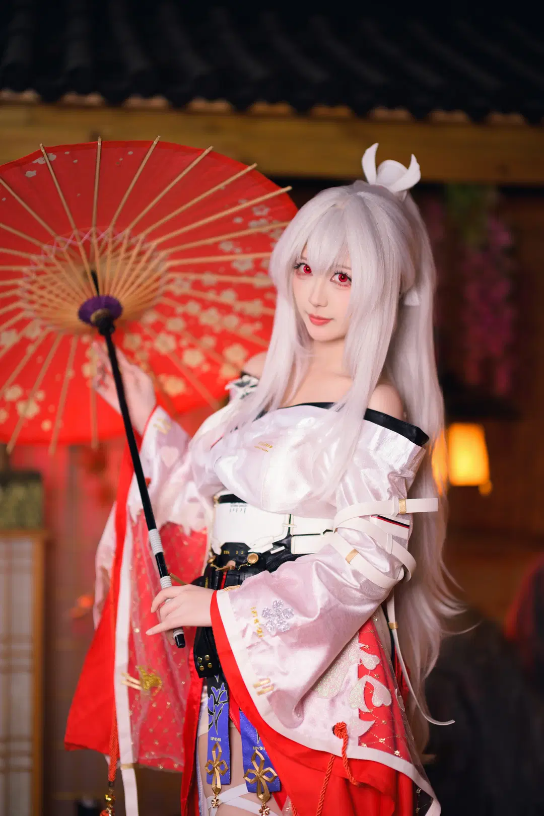 [Hiyuki cosplay] Wuthering Waves: Miko of Flaming Sakura Japanese Style Cosplay Shoot Record by 银河天路 - Image 7