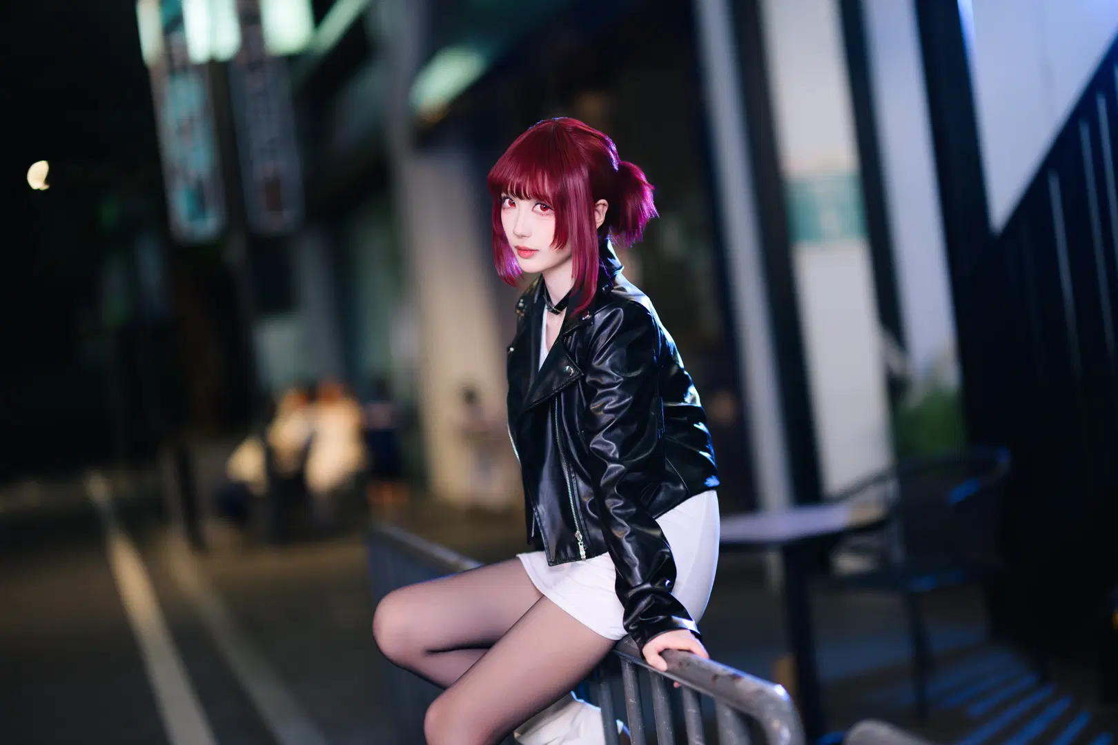 [Ms. Tayama cosplay] Night Street Aesthetic Under the F0.95 Large Aperture by 银河天路 - Image 4
