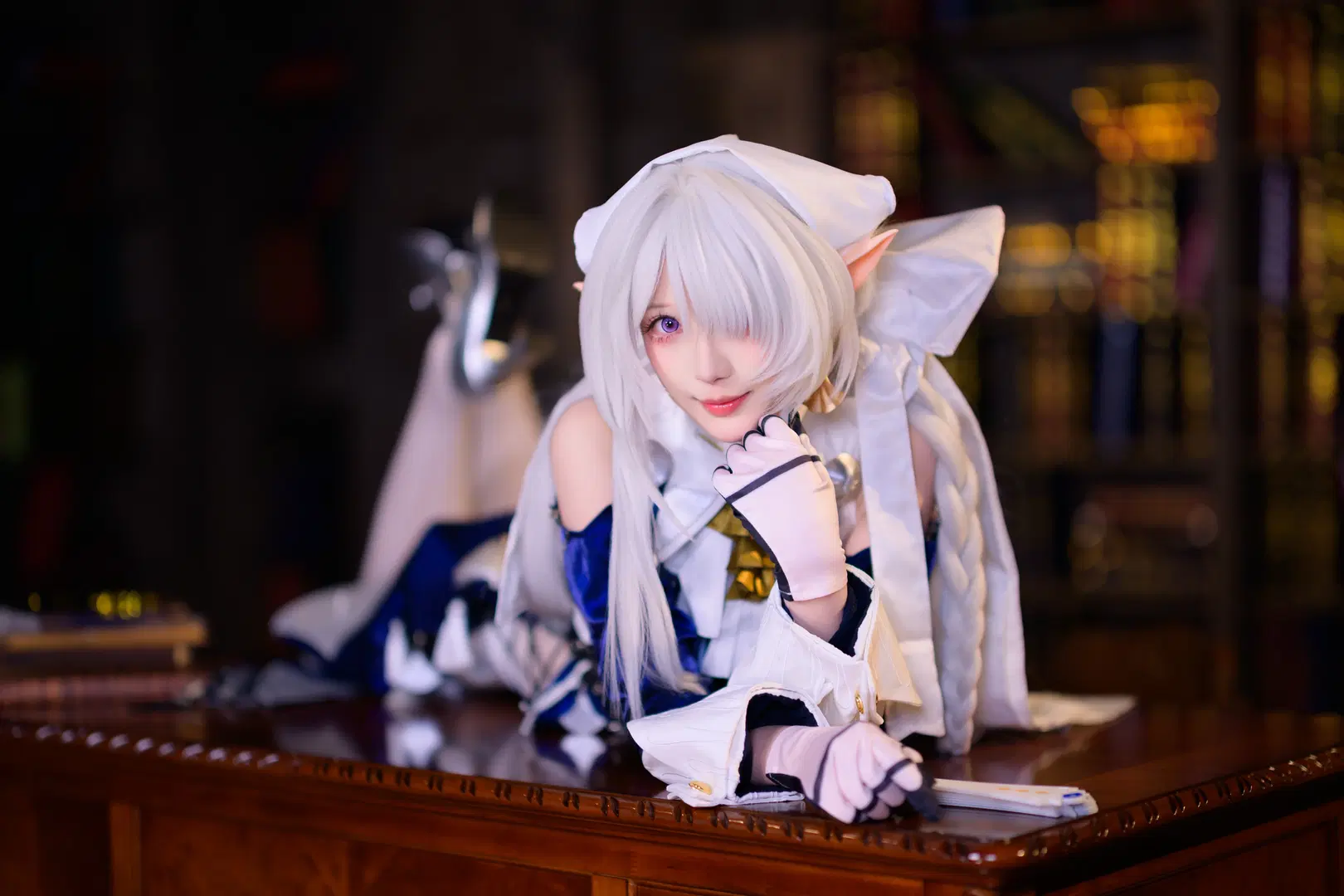 [Velina cosplay] Zenless Zone Zero: Vintage Library Invitation by 银河天路 - Image 4