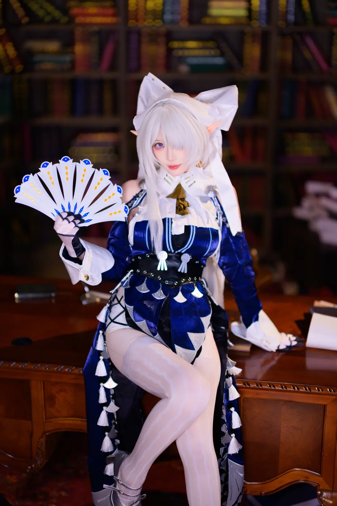 Zenless Zone Zero, Anime cosplay, White stockings, Role-playing game, Velina cosplay