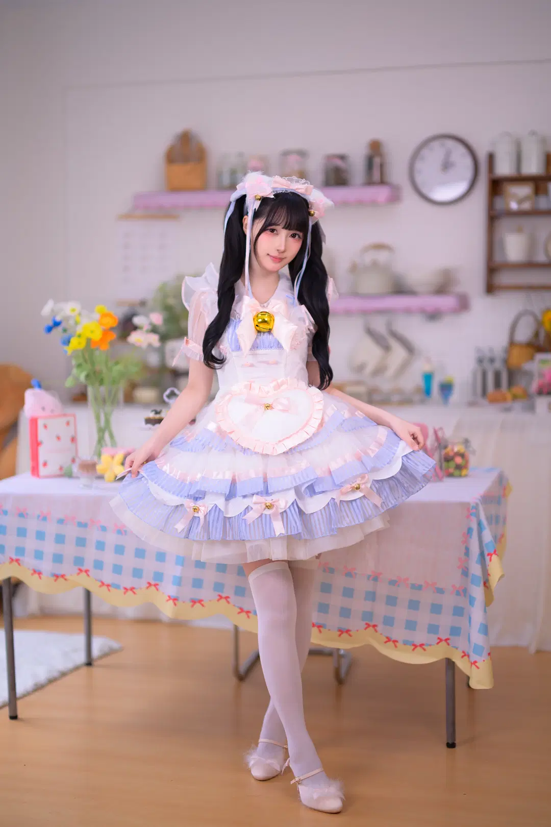 Cat Maid Lolita Styling Resembling a Pink Cupcake by 银河天路 - Image 2