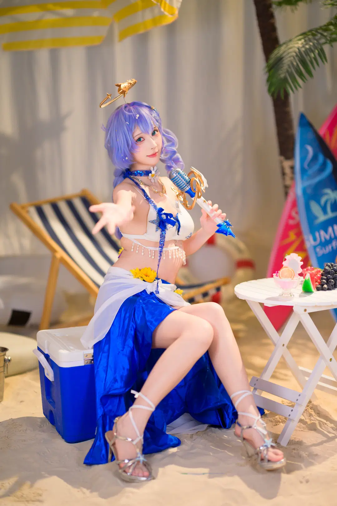 【ロビン コスプレ】夏のビーチ水着、爽やかな潮風をお届け - 银河天路 - 4枚目