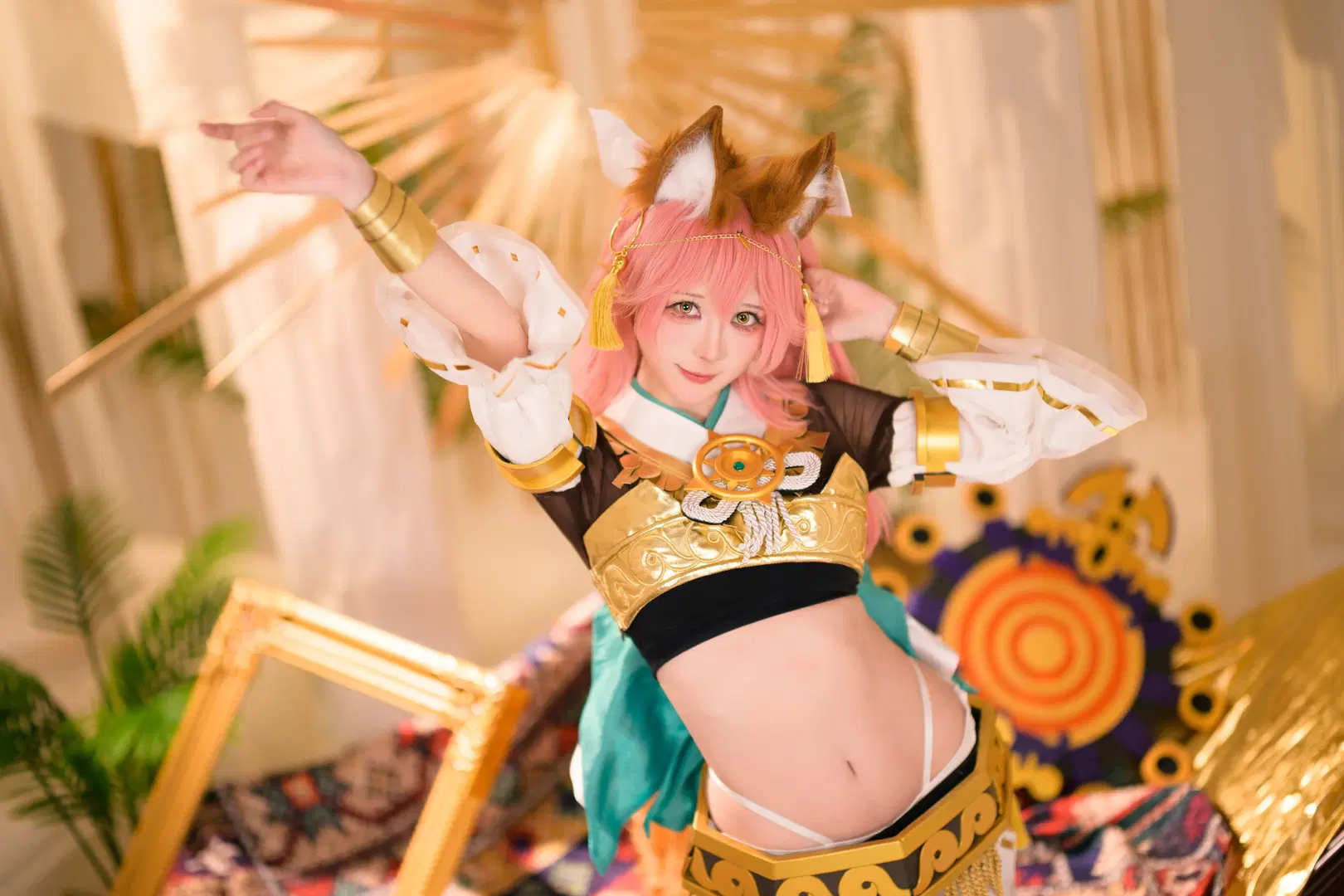 【玉藻前cos】FGO里的异域风情小狐狸，细节满满的拍摄记录 - 银河天路 - 第2张