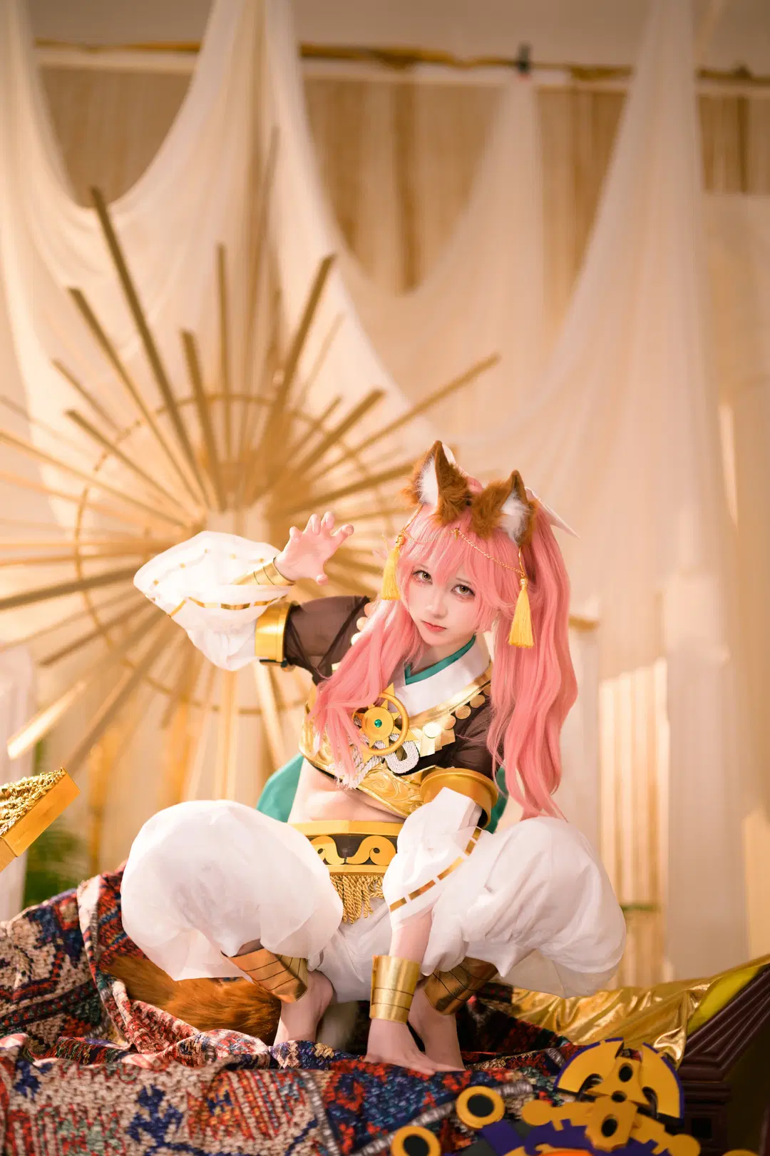 【玉藻前cos】FGO里的异域风情小狐狸，细节满满的拍摄记录 - 银河天路 - 第3张