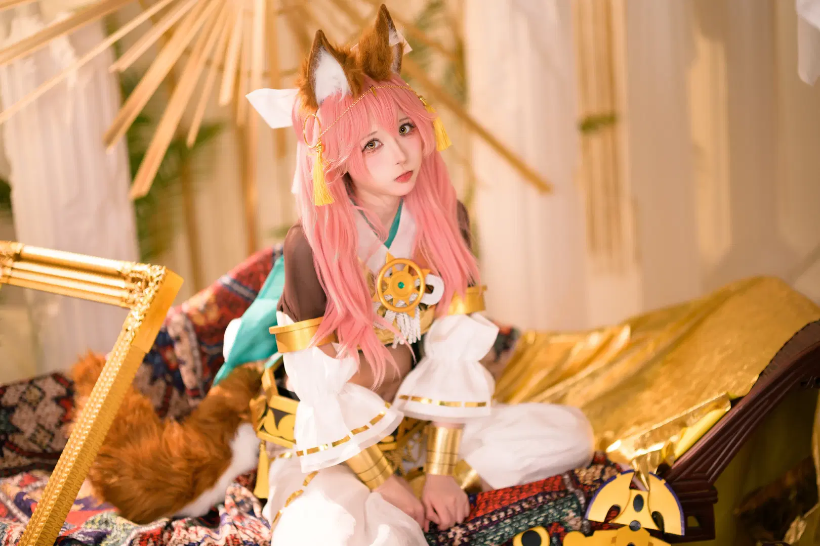 【玉藻前cos】FGO里的异域风情小狐狸，细节满满的拍摄记录 - 银河天路 - 第4张