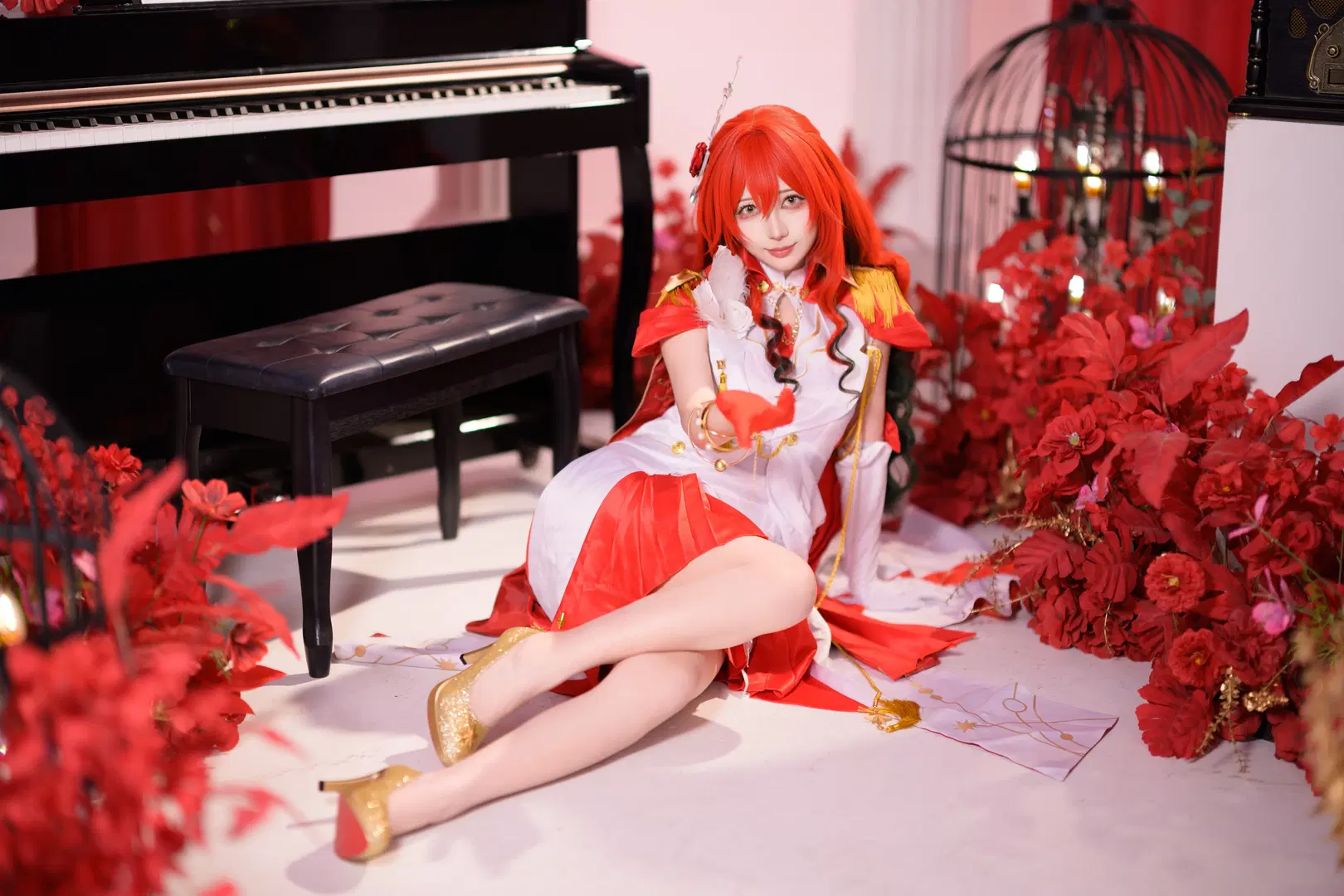 Anime-style photography, Honkai: Star Rail, miHoYo, Himeko cosplay, Role-playing game