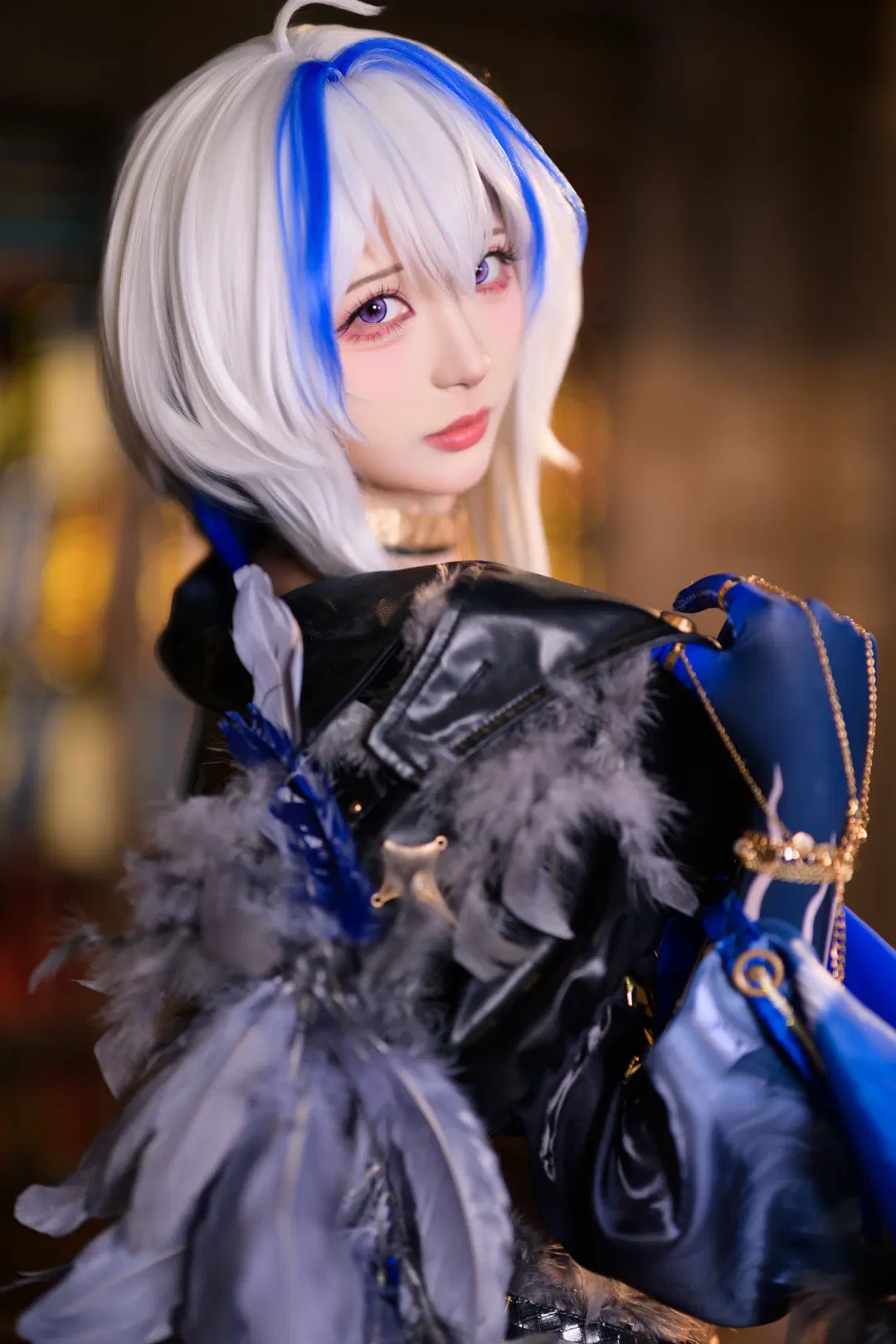 【嘉贝莉娜cos】鸣潮 复古图书馆里的暗夜特工 - 银河天路 - 第2张