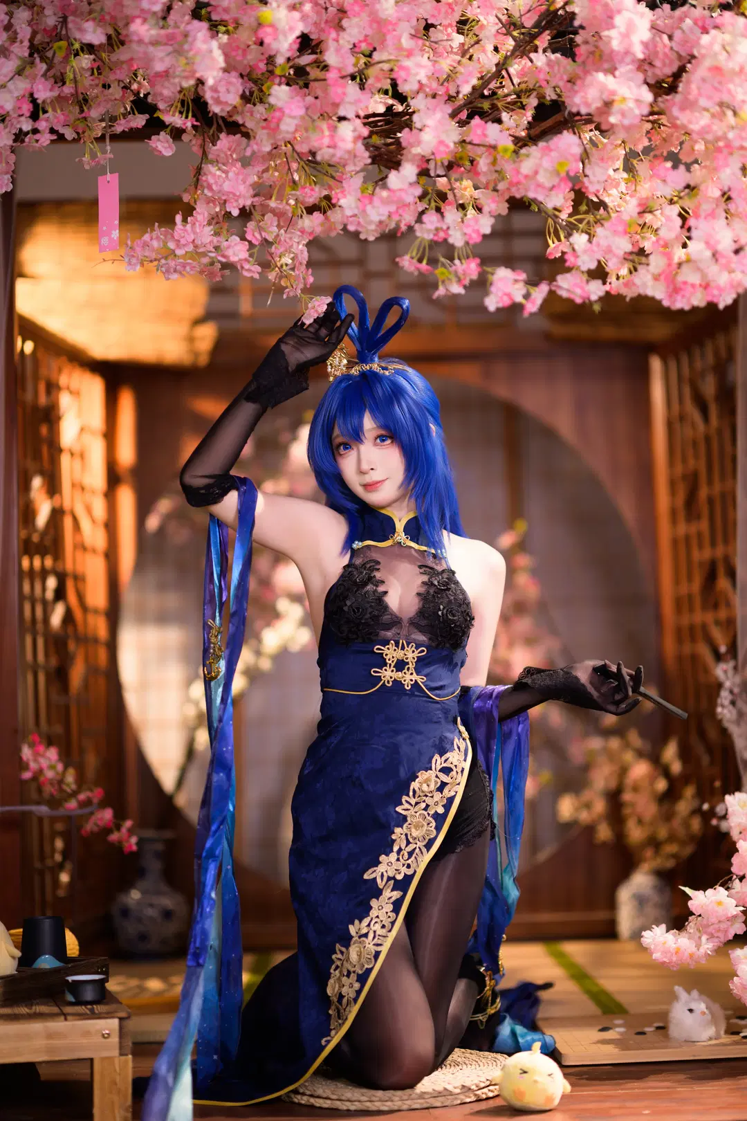 【新澤西cos】碧藍航線旗袍新澤西，櫻花棚拍絕美瞬間 - 银河天路 - 第4張