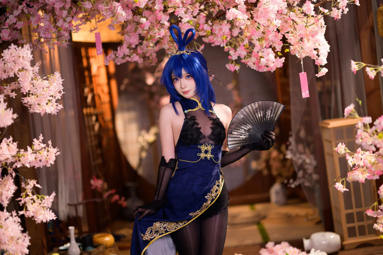 【新澤西cos】碧藍航線旗袍新澤西，櫻花棚拍絕美瞬間 - 银河天路 - 第8張