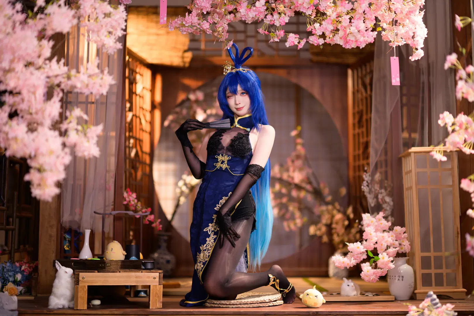 【新澤西cos】碧藍航線旗袍新澤西，櫻花棚拍絕美瞬間 - 银河天路 - 第9張