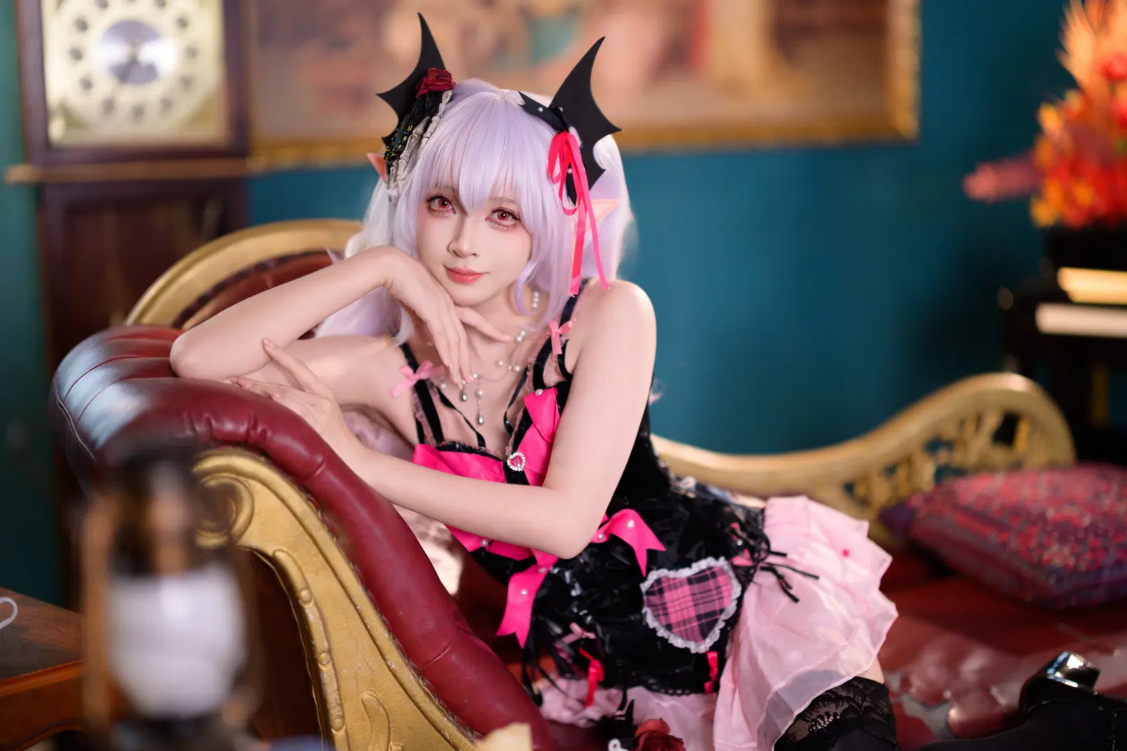 【ロリータ小悪魔双子フォト】赤と黒のゴシック風の雰囲気満点 - 银河天路 - 12枚目