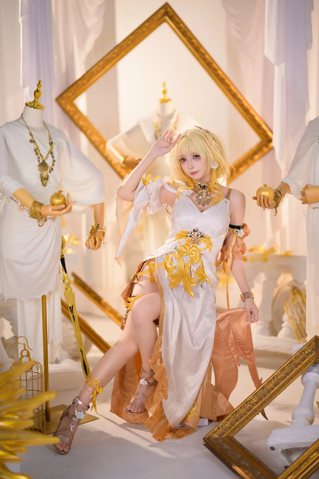 【阿格莱雅cos】崩坏星穹铁道 金色权杖与古典幻想 - 银河天路 - 第4张