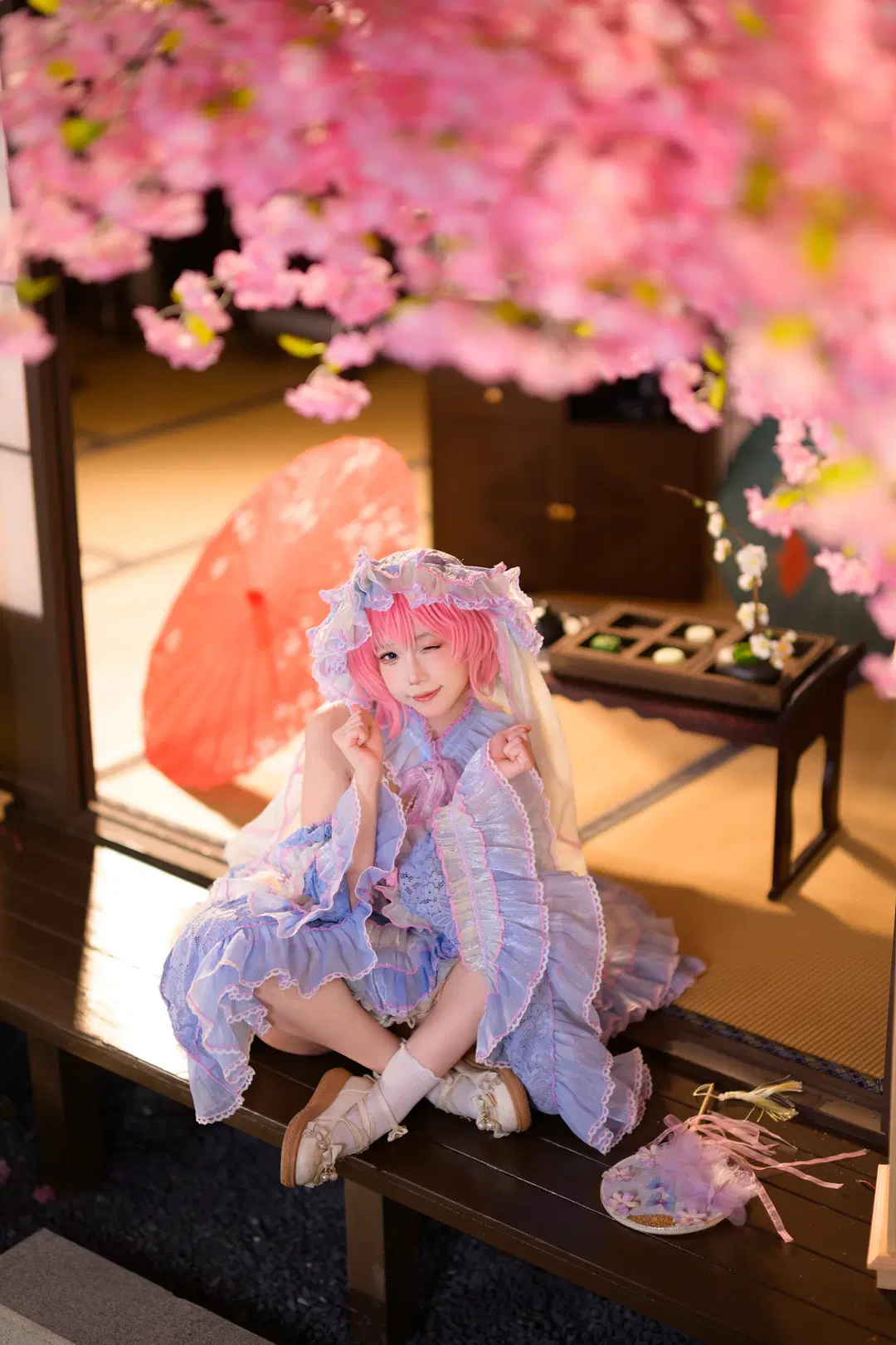 【西行寺幽幽子cos】东方project的墨染樱花 - 银河天路 - 第4张