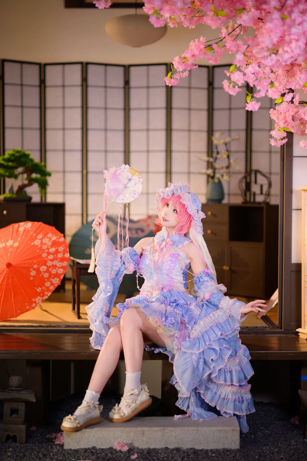 【西行寺幽幽子cos】东方project的墨染樱花 - 银河天路 - 第5张