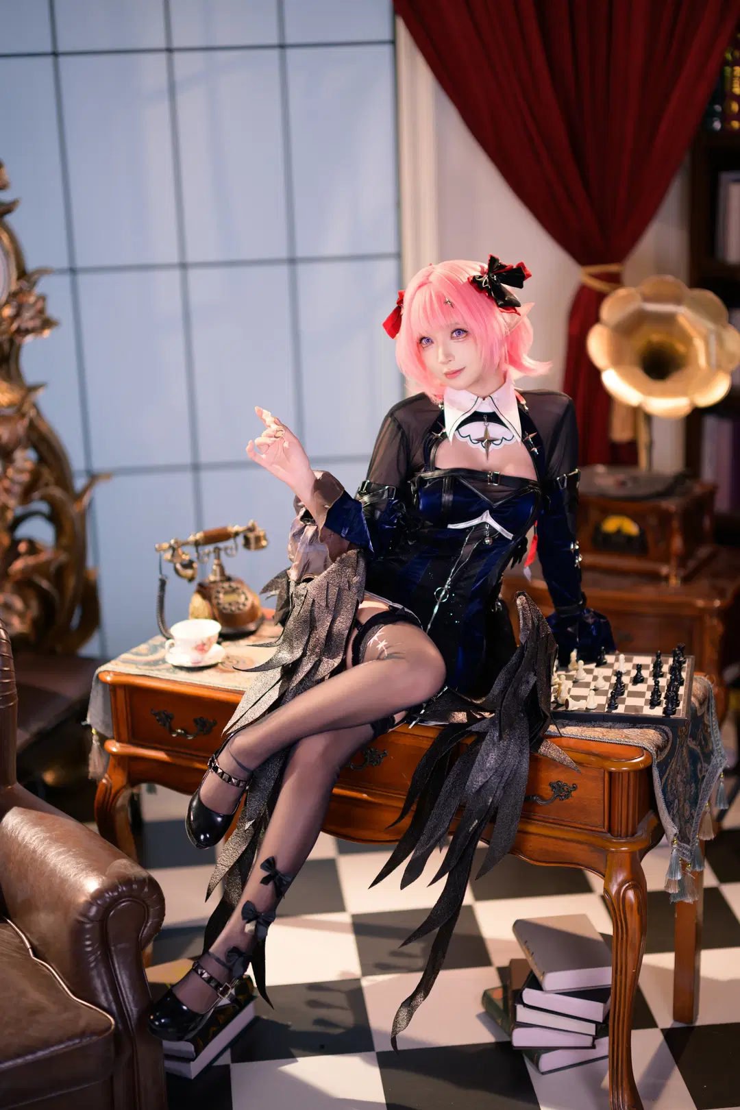 ゼンレスゾーンゼロ, コスプレ, レミエール コスプレ, レトロゴシック, ストッキング