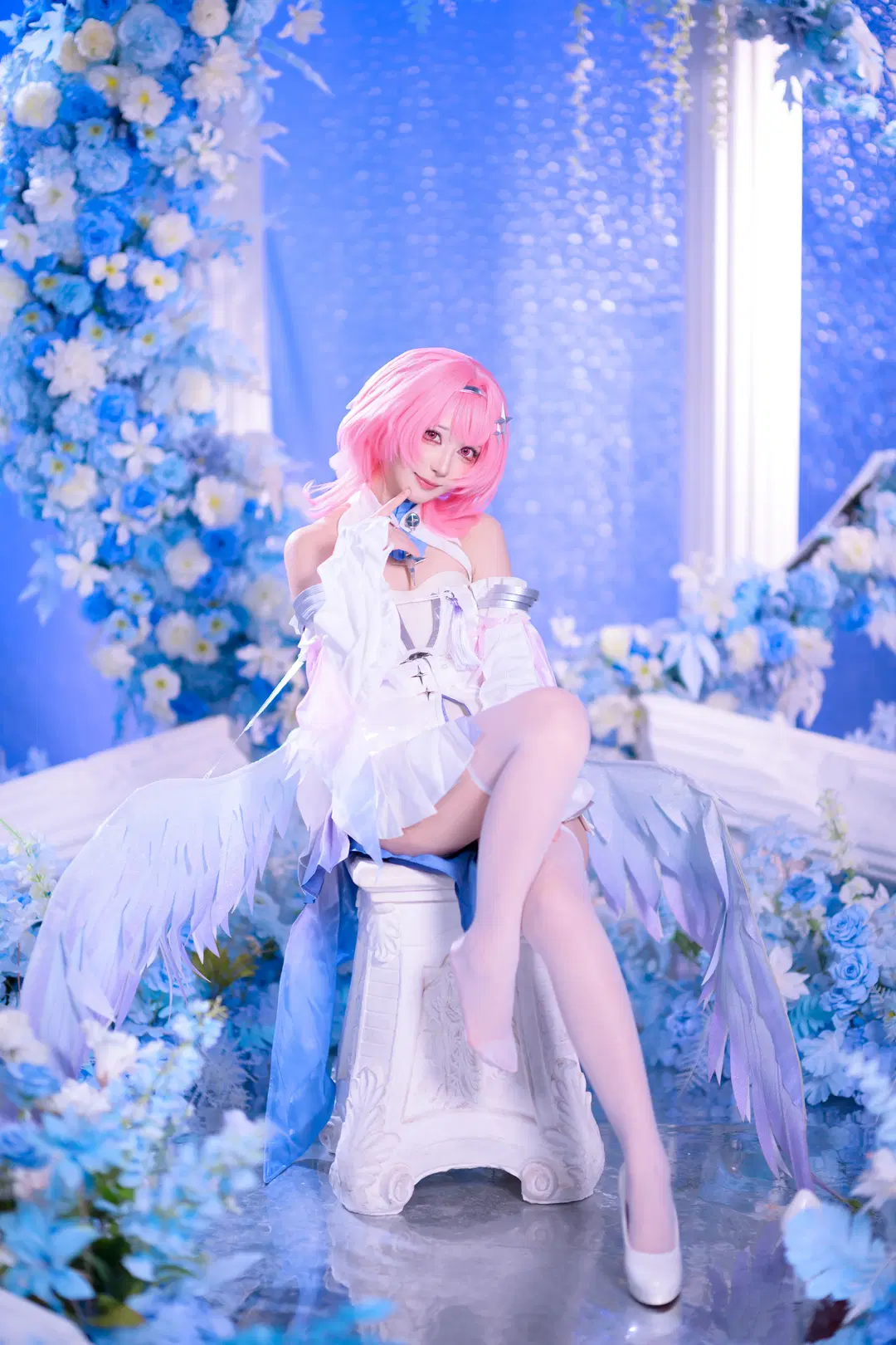 绝区零, 二次元cosplay, 白丝cos, 蕾米埃尔cos, 丝袜