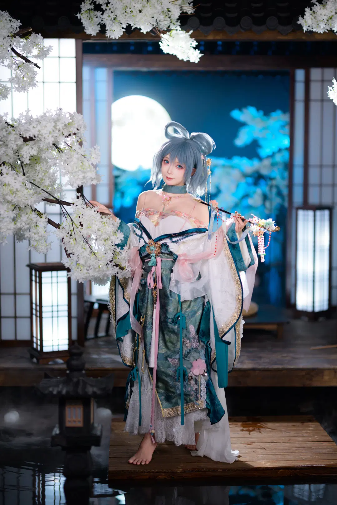 【霍青娥cos】东方Project 邪仙的月下仙境 - 银河天路 - 第2张