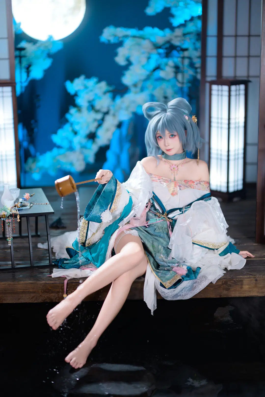 【霍青娥cos】东方Project 邪仙的月下仙境 - 银河天路 - 第8张