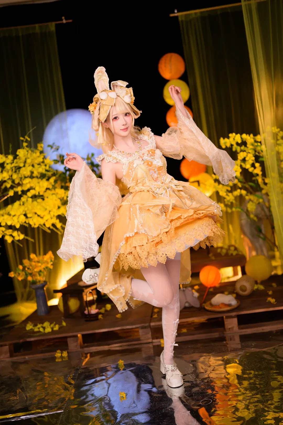 月下玉兔主题洛丽塔cosplay写真 - 银河天路 - 第6张