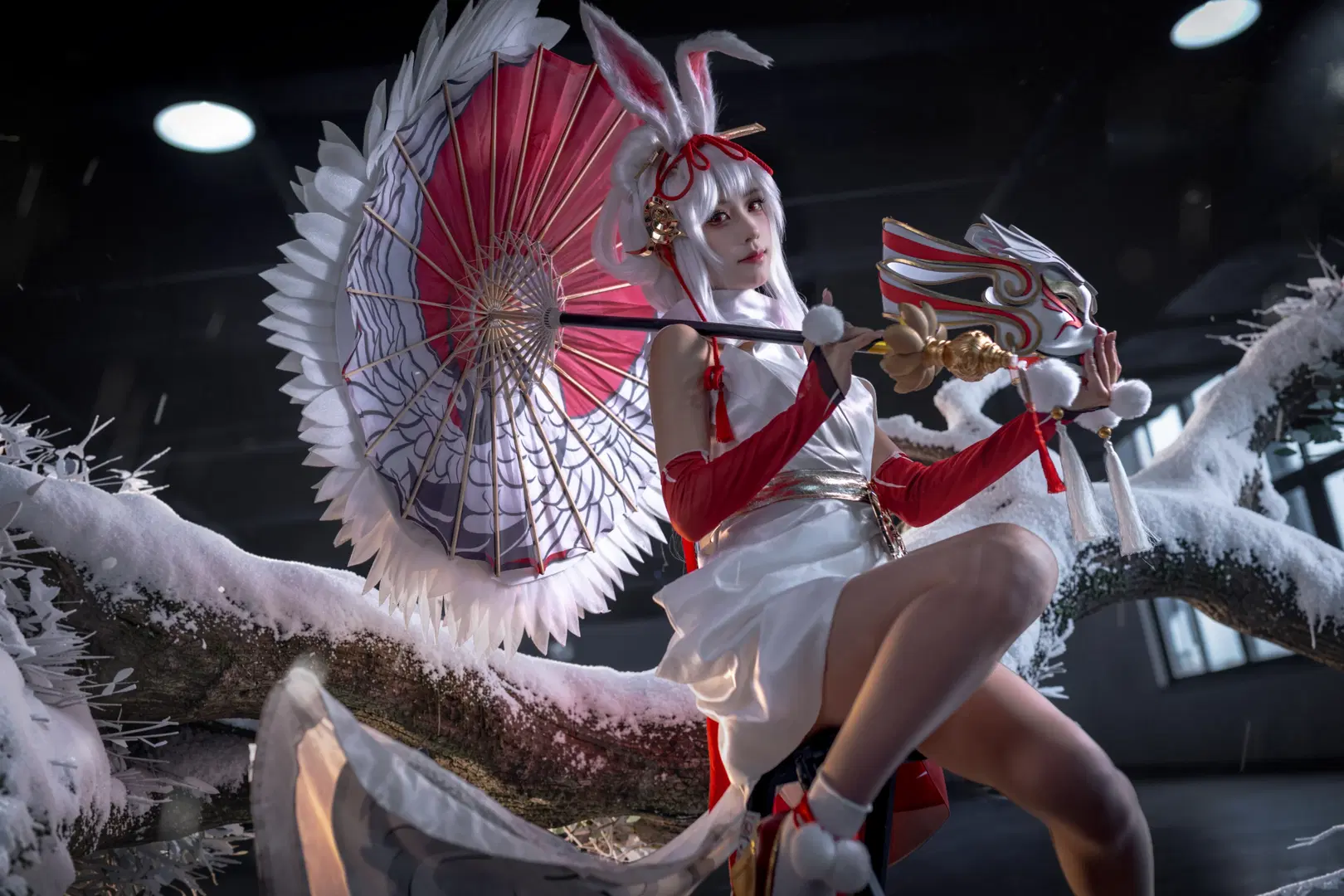 【公孙离cos】王者荣耀祈雪灵祝的雪中氛围感 - 猫的薛定谔 - 第2张