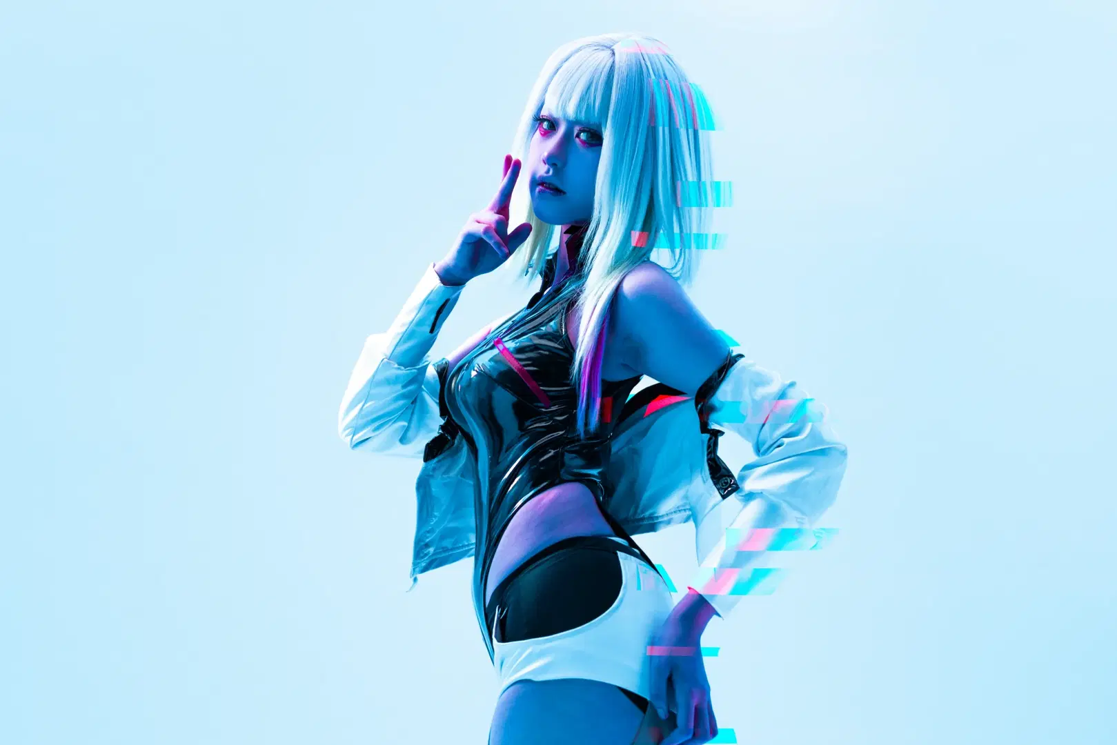 [Lucy cosplay] Cyberpunk 2077: Operative of the Dark Night by 猫的薛定谔 - Image 4