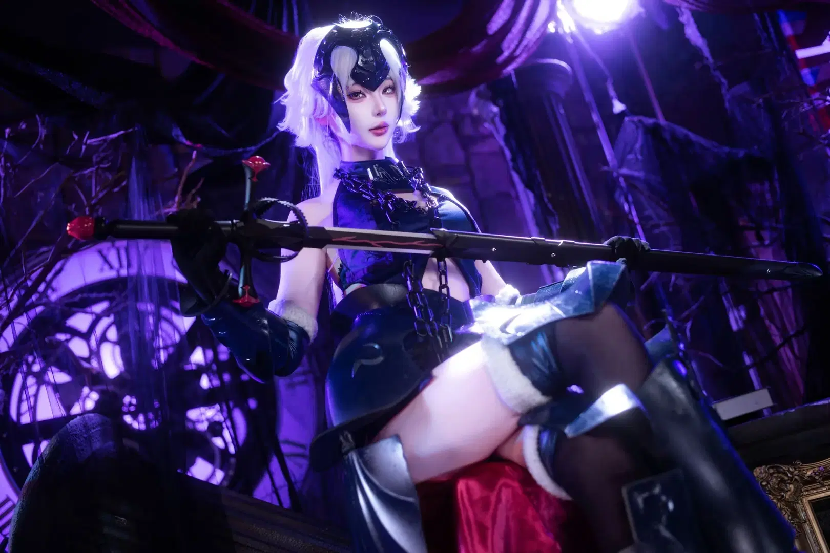 ホタルACGエキスポ, 黒ストッキング, 無期迷途, 雷鳴の収穫者コスプレ, 無期迷途 煙煙