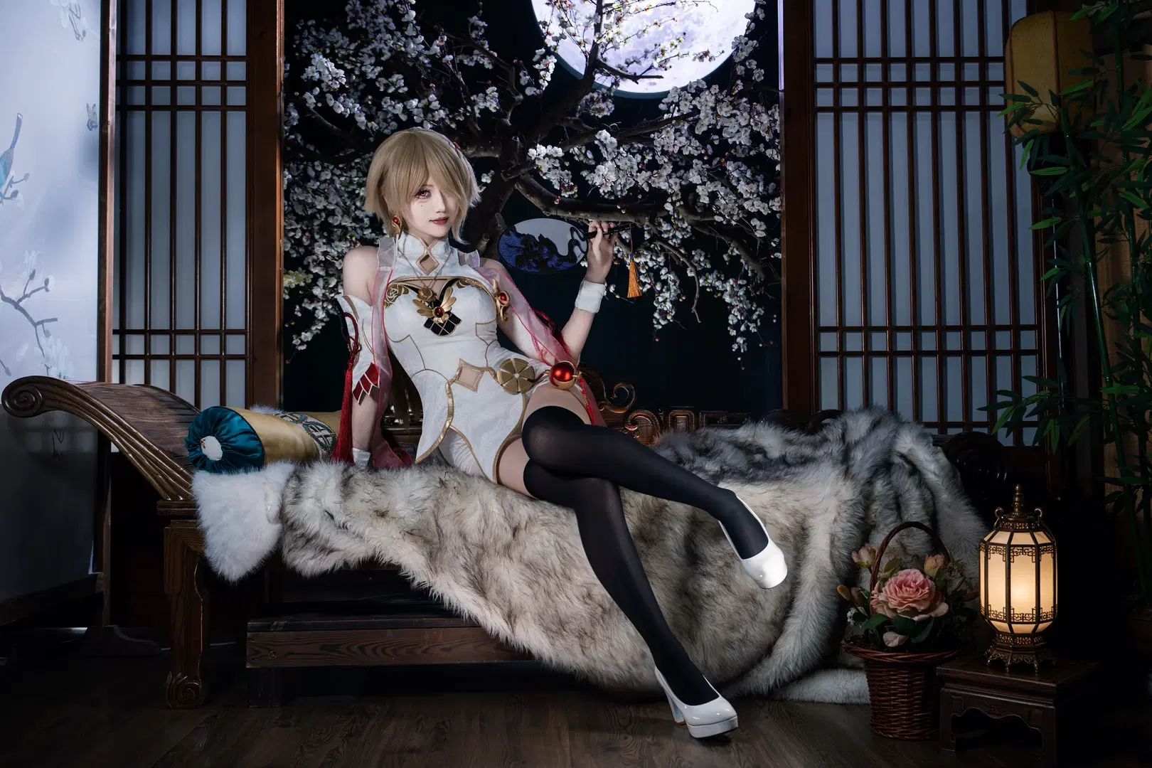 【リタ・ロスヴァイセ コスプレ】『崩壊 3rd』浣渓沙テーマの美麗ポートレート - 一口啾啾小猫 - 2枚目