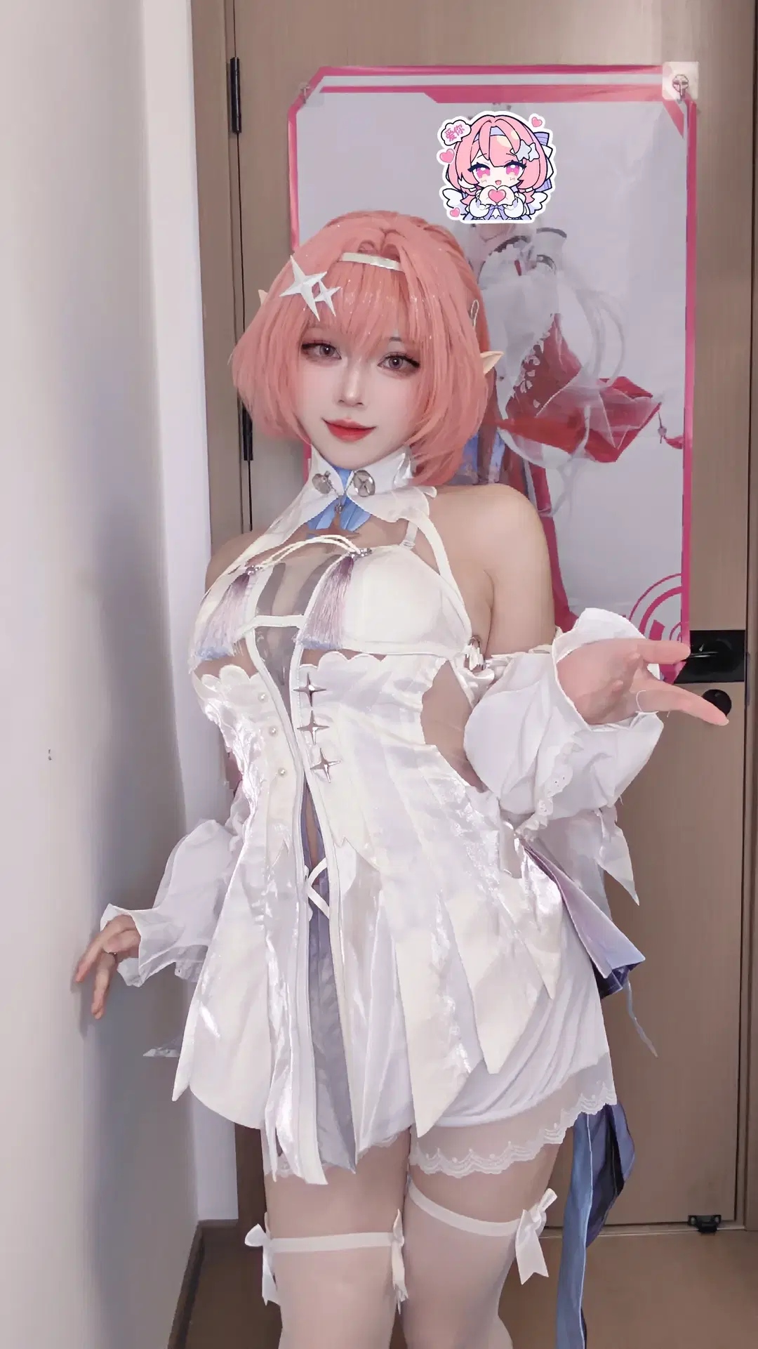 绝区零, cosplay, cos试衣, 白丝cos, 蕾米埃尔cos