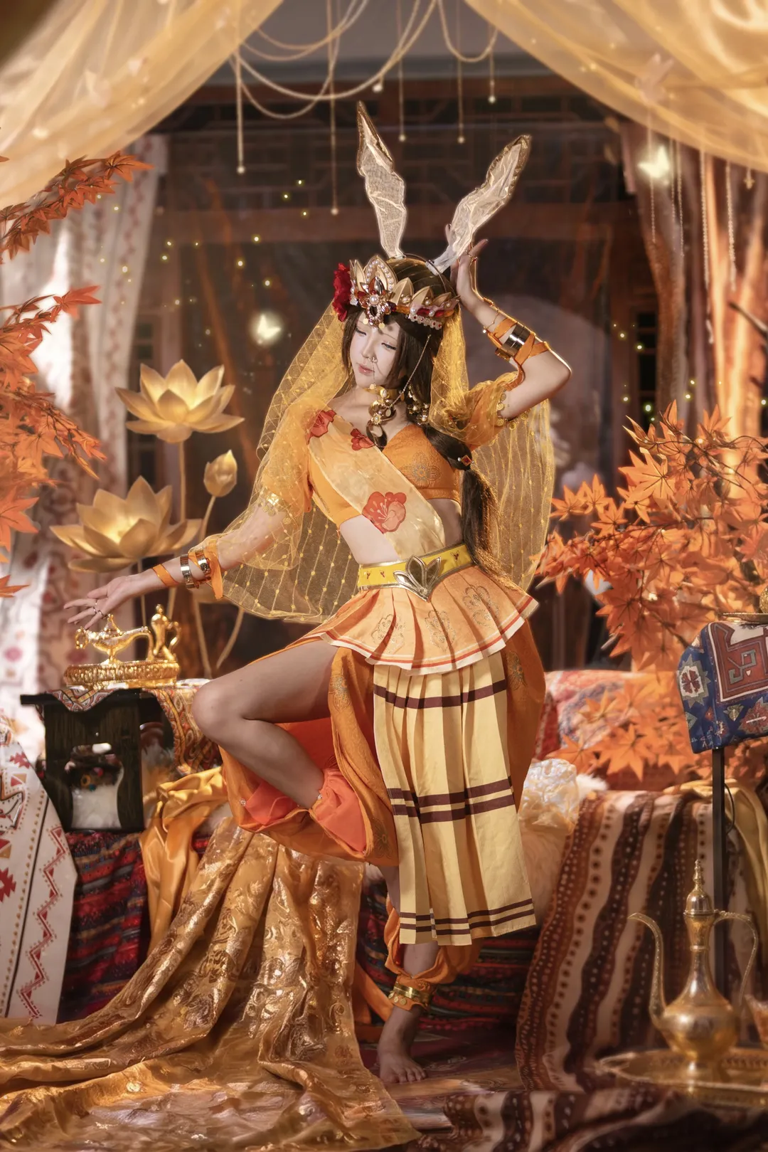 cosplay, 王者榮耀, 公孫離cos, 異域風情, 玉兔公主