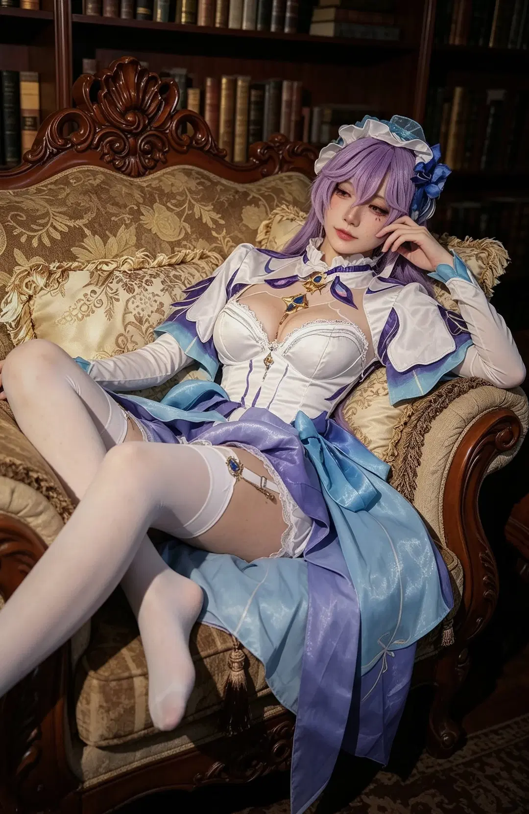 【坎特蕾拉cos】鸣潮家主大人的慵懒午后 - 王星辰呀_摄影师 - 第2张