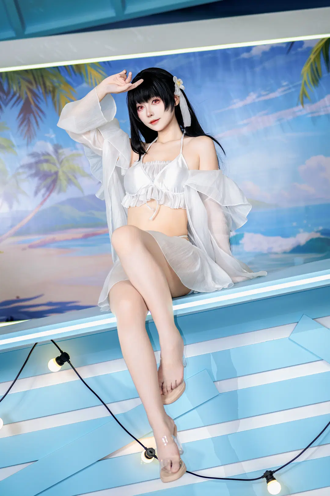 【逸仙コスプレ】アズールレーン 港区真夏清涼祭の水着コスプレ姿 - 毛风狸花猫 - 4枚目