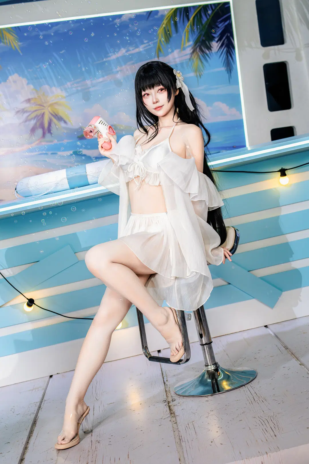 碧蓝航线, 泳装cos, 二次元cosplay, 逸仙cos, 夏日清凉
