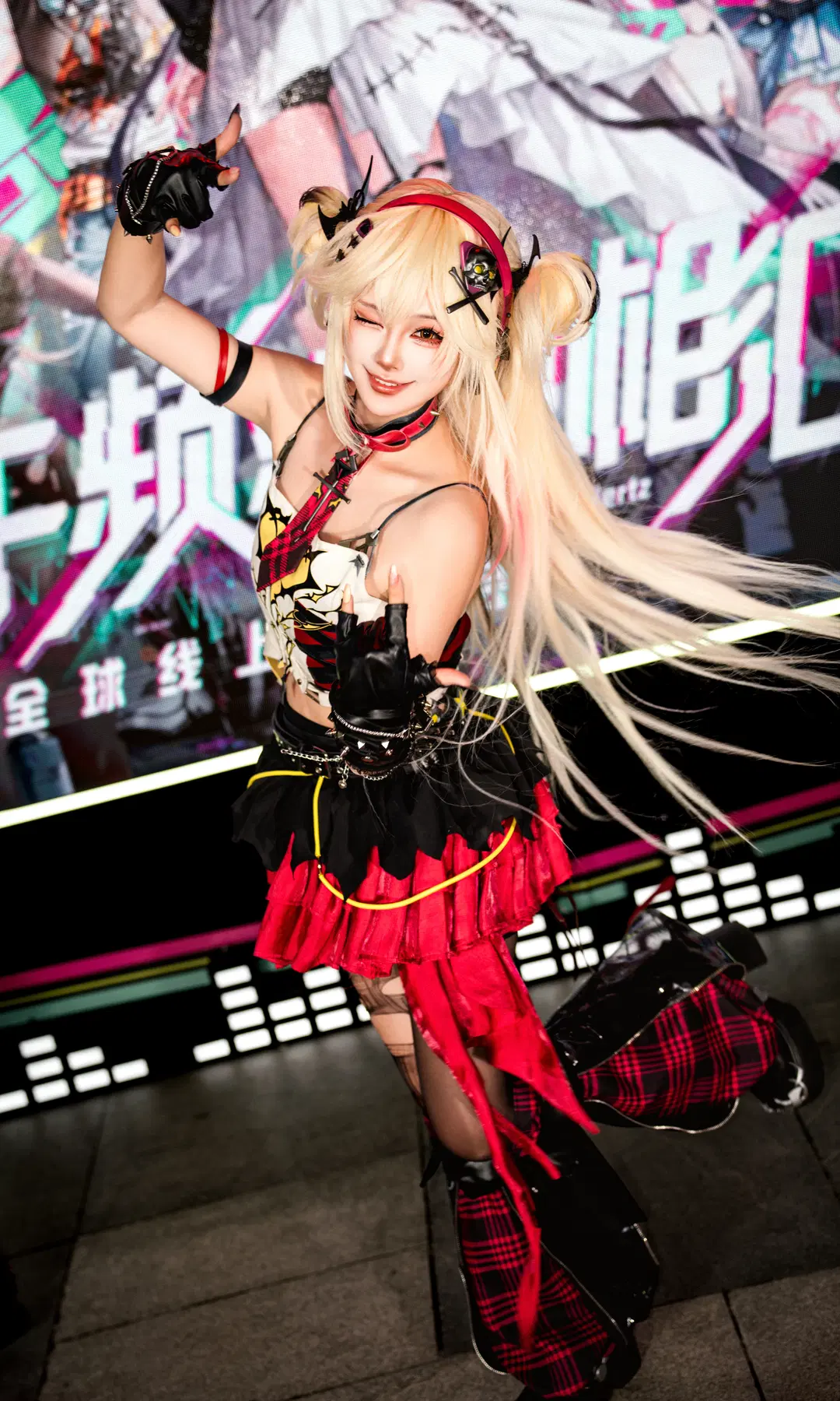 【卡列尼娜cos】戰雙帕彌什燼航，燃動音樂節的狂野瞬間 - 毛风狸花猫 - 第2張