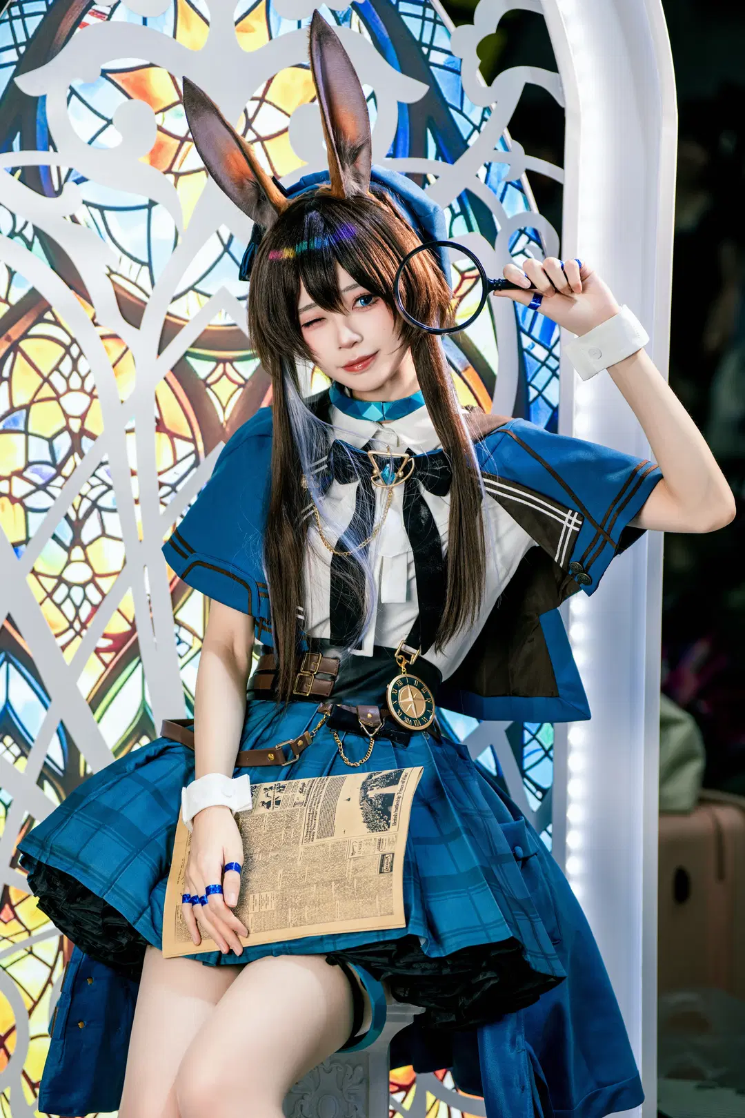 明日方舟, 阿米婭cos, 明日方舟cosplay, 漫展巡遊季, 兔兔大偵探