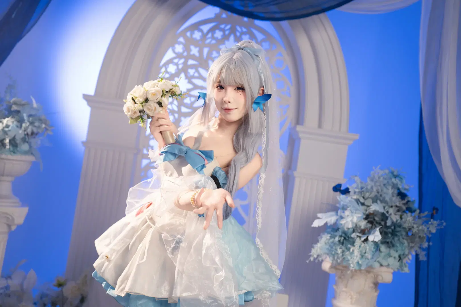 【神里绫华cos】原神花嫁造型拍摄记录 - YH在漫展 - 第6张